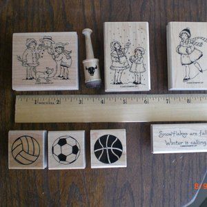 Snowflake Sport Bull Stampin' Up! Craft Stamps